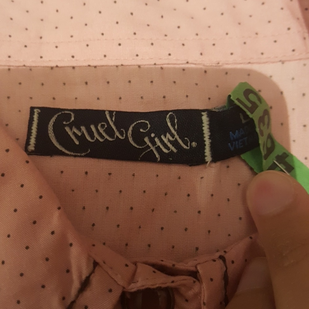 Cruel girl pearl snap size large - Picture 3 of 4